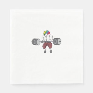 Serviette En Papier Licorne musculation salle de sport musculation cor