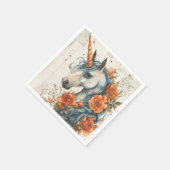 Serviette En Papier licorne mythique (Coin)