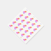 Serviette En Papier Licorne Néon (Coin)