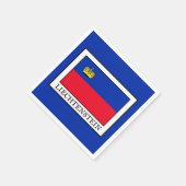 Serviette En Papier Liechtenstein (Coin)