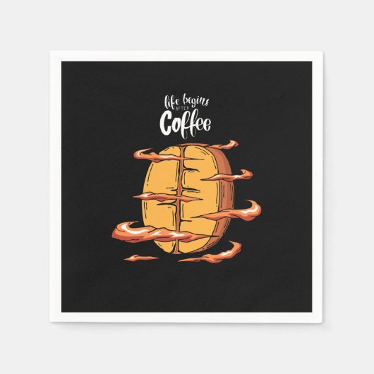 Serviette En Papier life afvercoffee (Devant)