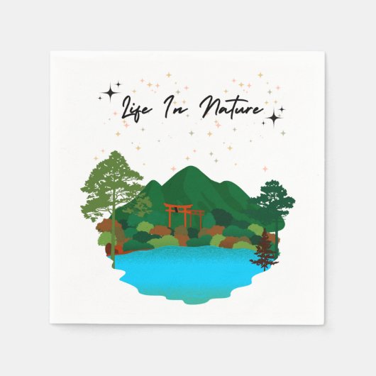 Serviette en papier Life In Nature (Devant)