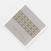 Serviette En Papier Light Mauve Pastel (Coin)