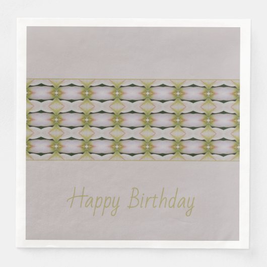 Serviette En Papier Light Mauve Pastel (Devant)