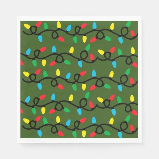 Serviette En Papier Light Up The Holidays Paper Napkin (Devant)