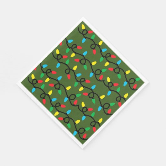 Serviette En Papier Light Up The Holidays Paper Napkin (Coin)