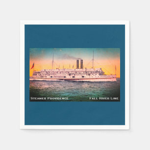 Serviette En Papier Ligne de la rivière Fall, navire à vapeur 'Provide