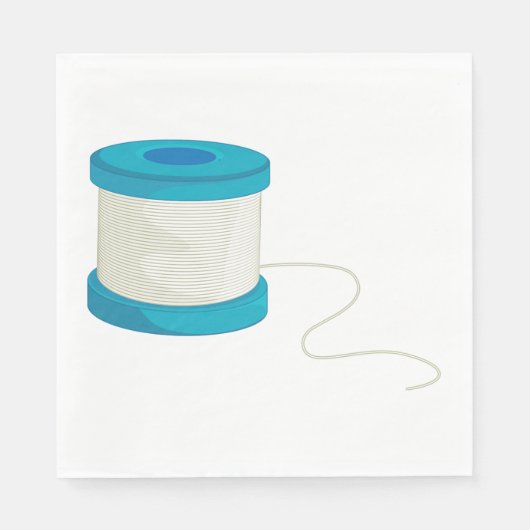 Serviette En Papier Ligne de pêche (Devant)