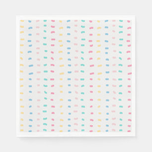 Serviette En Papier lignes de motif