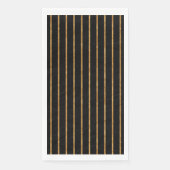Serviette En Papier Lignes d'or verticales (Devant)