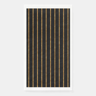 Serviette En Papier Lignes d'or verticales