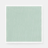 Serviette En Papier Lignes en vert (Devant)