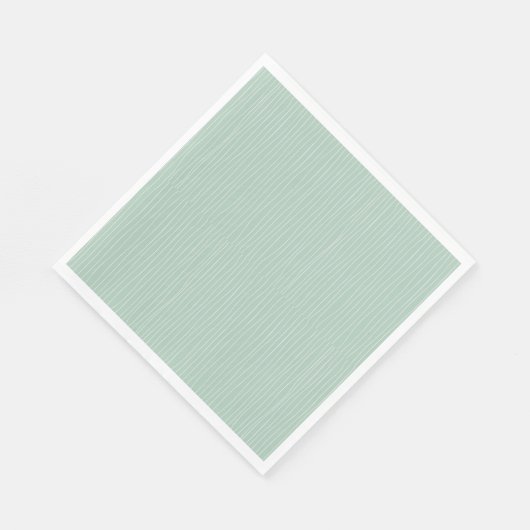 Serviette En Papier Lignes en vert (Coin)