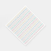 Serviette En Papier Lignes motifs (Coin)