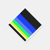 Serviette En Papier Lignes sombres (Coin)