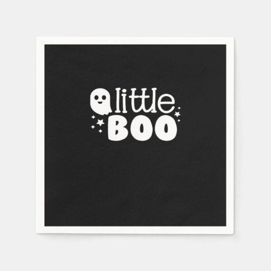 Serviette En Papier Lil Boo Halloween Vintage Style (Devant)