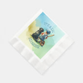 Serviette En Papier Lil' Slugger avec son chien | Le Baby shower du ga (Coin)