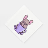 Serviette En Papier Lilac (Coin)
