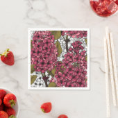 Serviette En Papier Lilac (En situation)