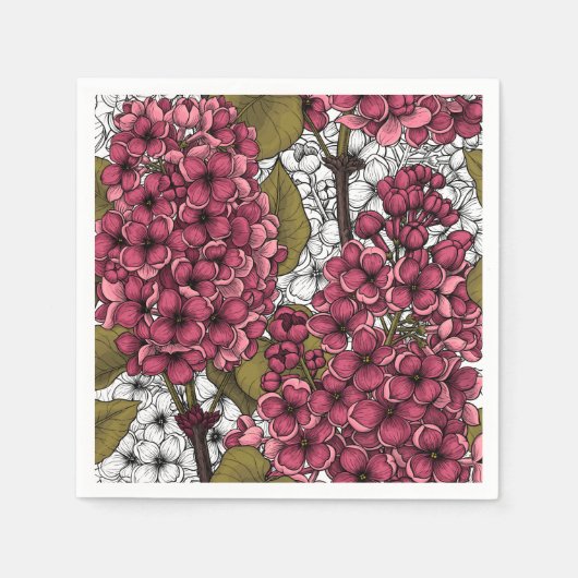 Serviette En Papier Lilac (Devant)