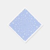 Serviette En Papier Lilac blanc étoiles cosmos univers lumière violet (Coin)