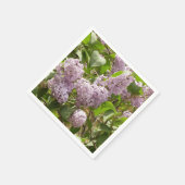 Serviette En Papier Lilac Bush Belles fleurs de printemps violettes (Coin)