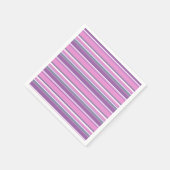 Serviette En Papier Lilac rayures (Coin)