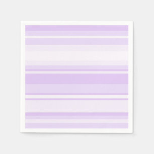 Serviette En Papier Lilac rayures