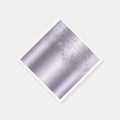 Serviette En Papier Lilac Shimmer Flutter Papillon doux 16 Partie (Coin)