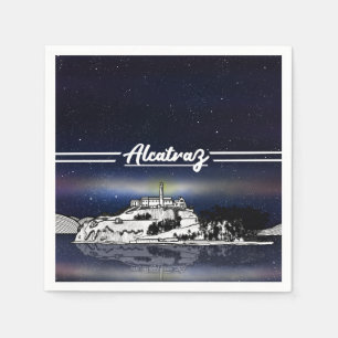 Serviette En Papier L'île d'Alcatraz