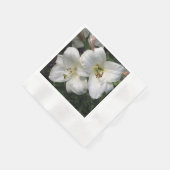 Serviette En Papier Lilies blanches (Coin)