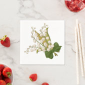 Serviette En Papier Lily de la vallée (En situation)