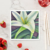 Serviette En Papier Lily de Pâques (En situation)