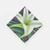 Serviette En Papier Lily de Pâques (Coin)