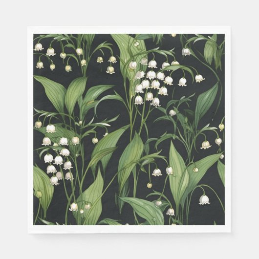 Serviette En Papier Lily du motif de la vallée (Devant)