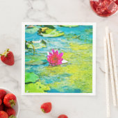 Serviette En Papier Lily Lilypad (En situation)