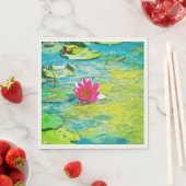 Serviette En Papier Lily Lilypad (En situation)