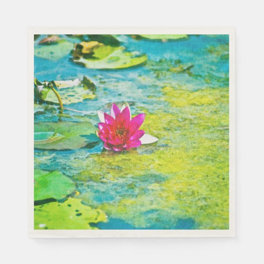 Serviette En Papier Lily Lilypad (Devant)