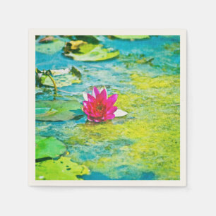 Serviette En Papier Lily Lilypad
