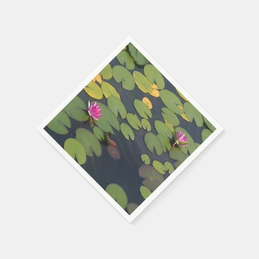 Serviette En Papier Lilypad Pond Peinture Monet (Coin)