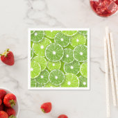 Serviette En Papier Lime pop (En situation)