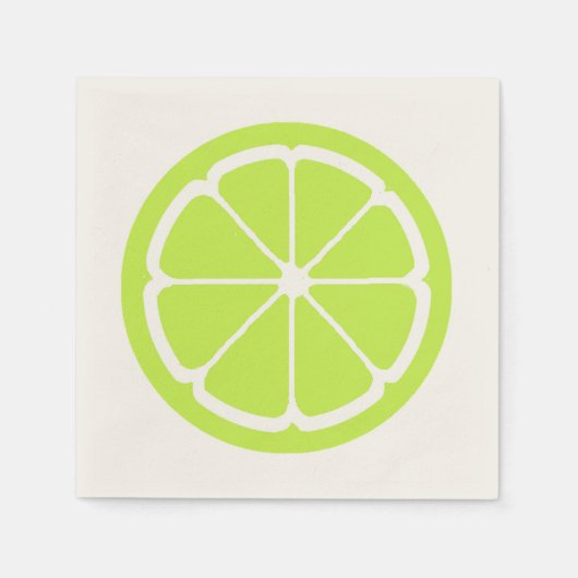 Serviette En Papier LIME SLICE by SHARON SHARPE (Devant)