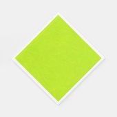Serviette En Papier Lime verte abstract (Coin)