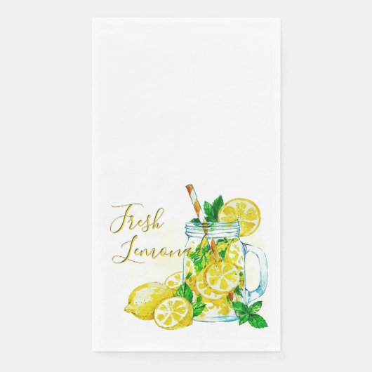 Serviette En Papier Limonade (Devant)