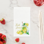 Serviette En Papier Limonade (En situation)