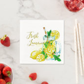 Serviette En Papier Limonade (En situation)