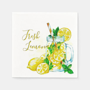 Serviette En Papier Limonade
