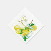 Serviette En Papier Limonade (Coin)