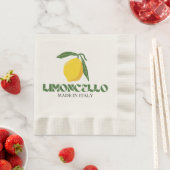 Serviette En Papier Limoncello (En situation)