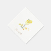 Serviette En Papier Limoncello Personnalisé (Coin)